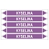 Značení potrubí, kyselina